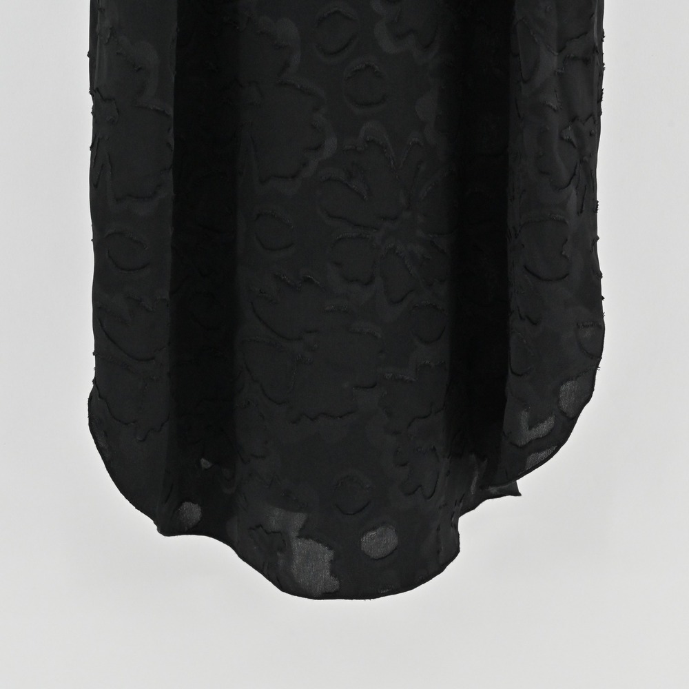 Aritzia Wilfred Womens‎ Silk Textured Top Size M Black Floral Sleeveless Blouse - Picture 11 of 12